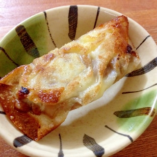 納豆チーズ餃子